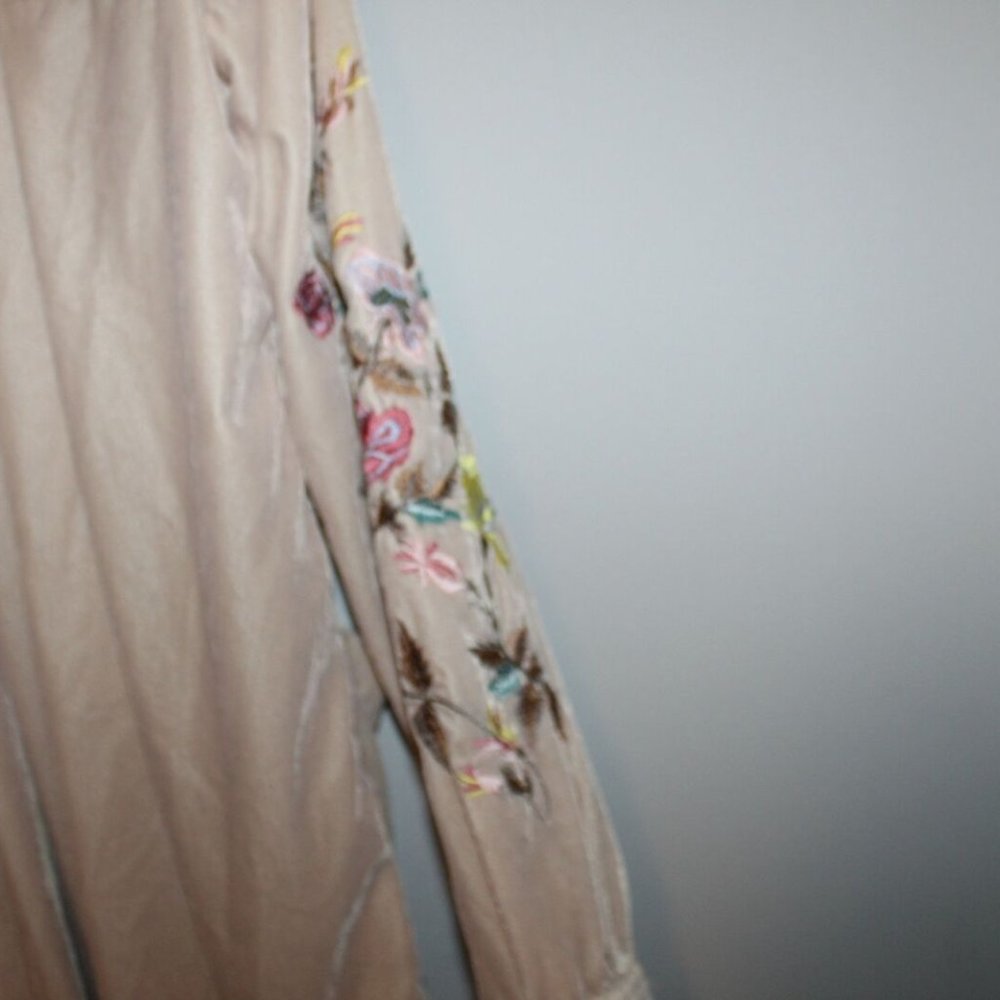 Free People Mia Velvet Dress Floral HW9748 - Picture 8 of 11